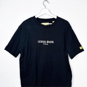 Guess x Chinatown Market Question Mark Smiley Black T-Shirt Size S Originals